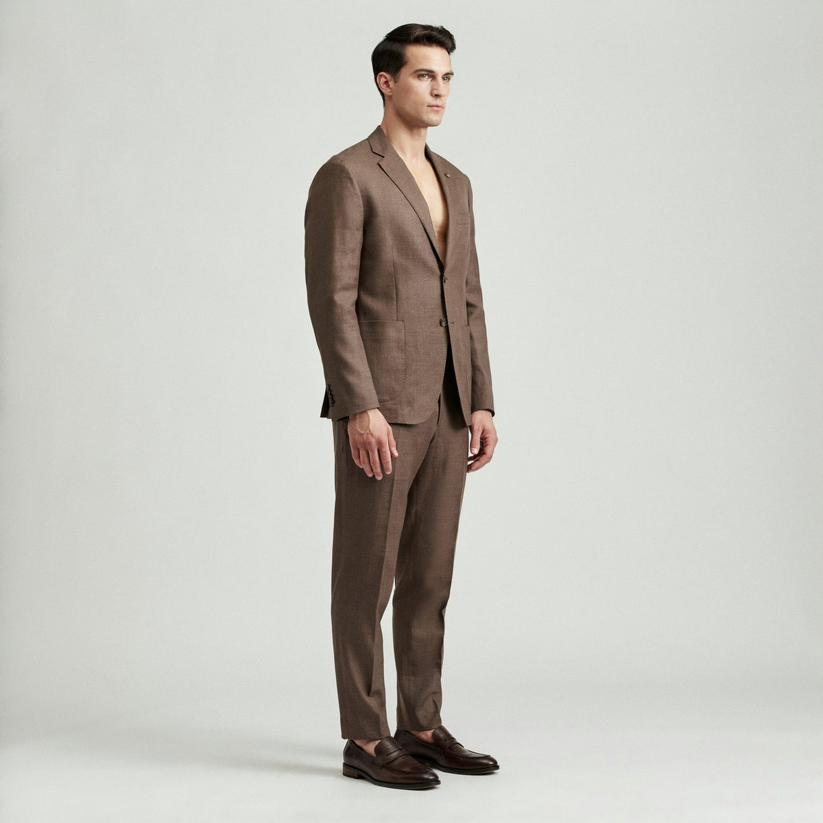 Mocha Brown - 2pc Suit