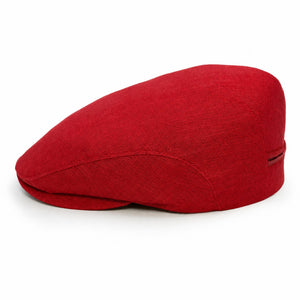Bold Red - Linen Cap