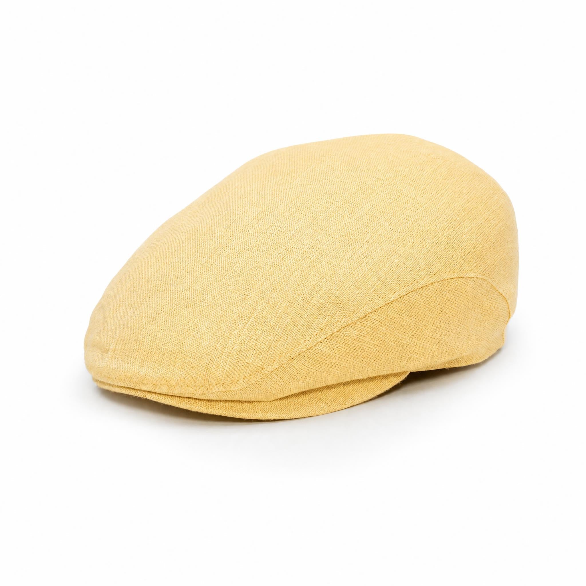 🎁 Desert Yellow - Linen Cap (100% off)