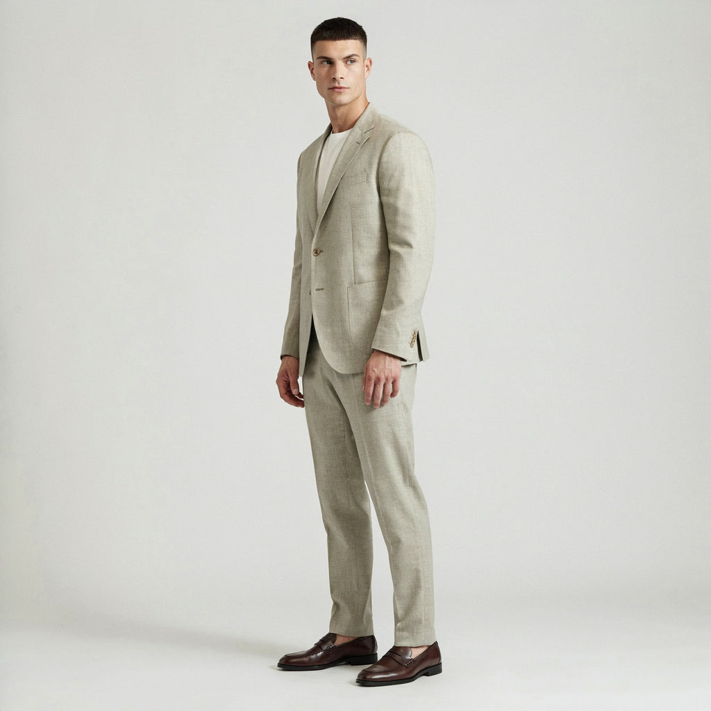 Pastel Olive - 2pc Suit